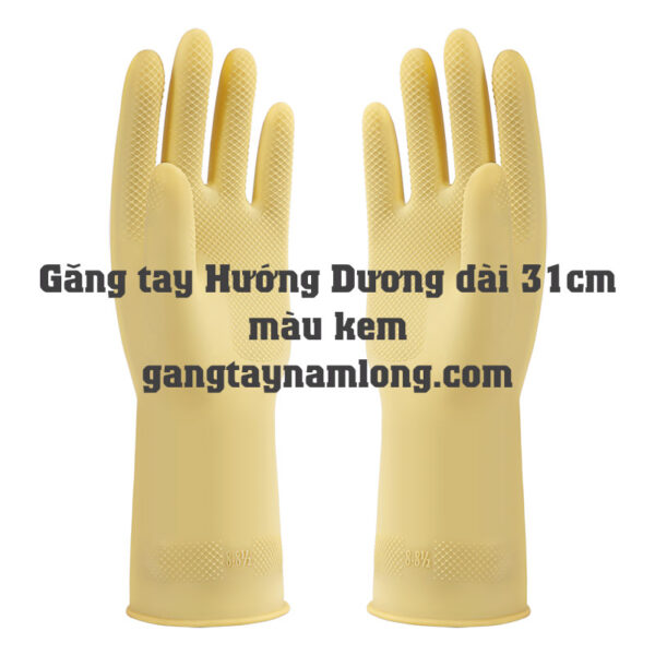 găng tay cao su hướng dương size 7 71/2 | dài 31 cm