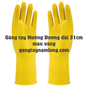 găng tay cao su hướng dương size 9 91/2 | dài 31cm